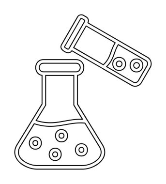 Şişesi web simgesi, vektör çizim  