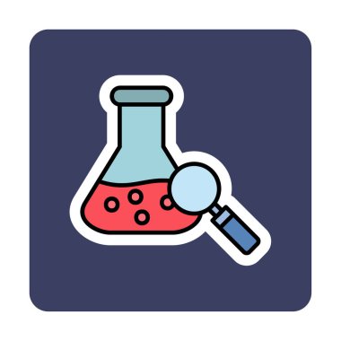 Araştırmacı simgesi beyaz arkaplanda izole edildi 