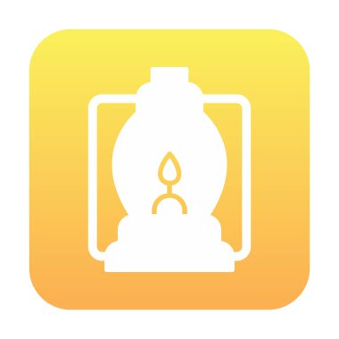 fener düz simgesi, vektör illüstrasyonu 