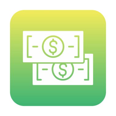 para düz simgesi, vektör illüstrasyonu