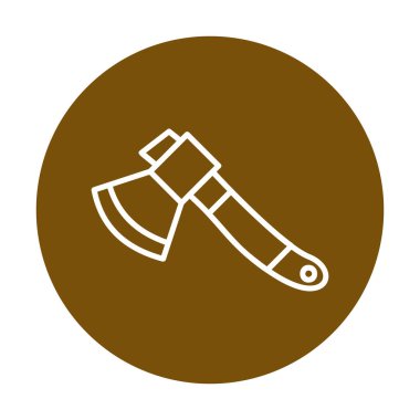 Balta. Web simgesi basit illüstrasyon