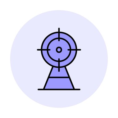 hedef simge, vektör illüstrasyonu basit tasarım