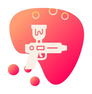 Spray Gun icon vector illustration
