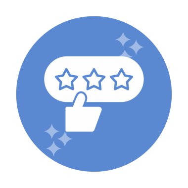 derecelendirme vektör simgesi, İyi İnceleme konsepti                         