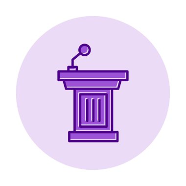 vector illustration of podium icon 