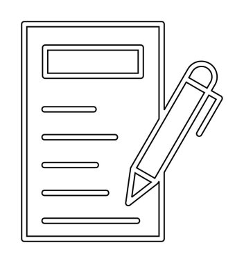 Basit düz Kopyalama simgesi vektörü 