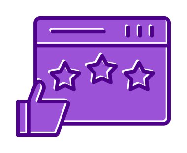 Grafik Gözden Geçirme simgesi vektör çizimi 