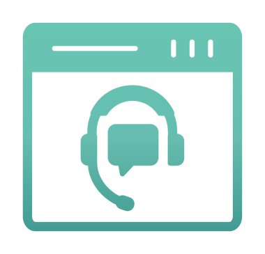 Modern Çevrimiçi Online Destekleyici element tasarımının vektör illüstrasyonu                            