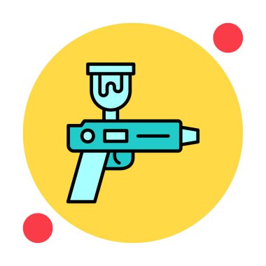 Spray Gun icon vector illustration