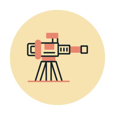 Makine Tüfeği vektör illüstrasyonu