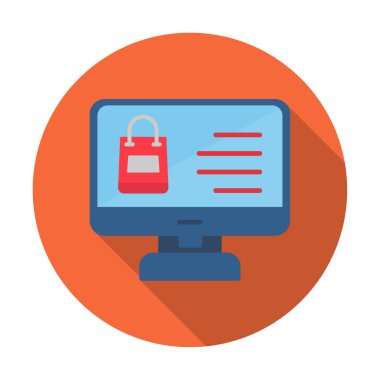 ekran simgesi, vektör illüstrasyonunu izle