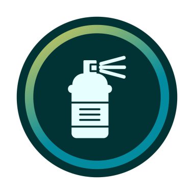 Boya spreyi simgesi, vektör illüstrasyonu 