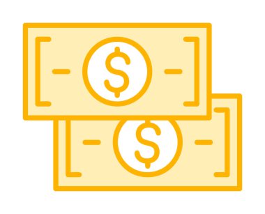 para düz simgesi, vektör illüstrasyonu