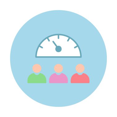 Takım Çalışması Hızı simgesi, vektör illüstrasyonu 