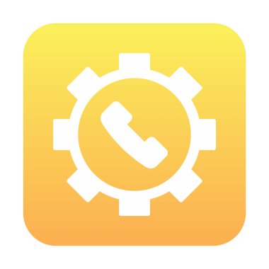 Teknik destek simge vektör çizim                 