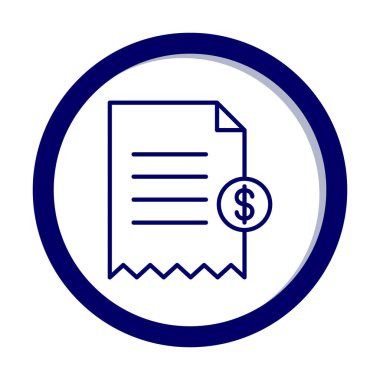 Alışveriş Alımı simgesi vektör illüstrasyonu