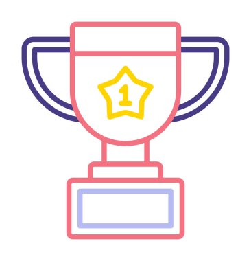 Basit kupa ögesi illüstrasyonu