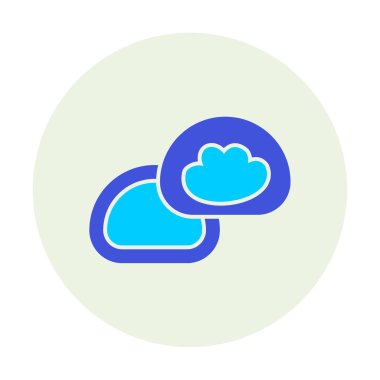 Japon tatlısı Mochi ikonunun vektör çizimi 