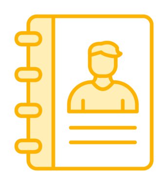 kitap simgesini başvurun, illüstrasyon vektör 