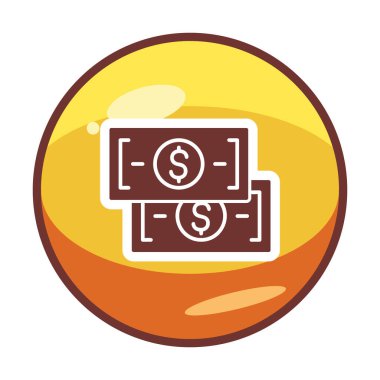 para düz simgesi, vektör illüstrasyonu