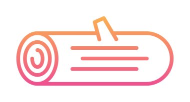 Günlük simgesi. Web basit illüstrasyonu 