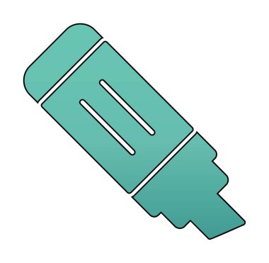 İşaretleyici. Web simgesi basit illüstrasyon                       