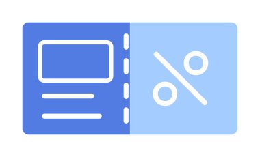 Faturacı Kara Cuma ikon vektör illüstrasyonu  