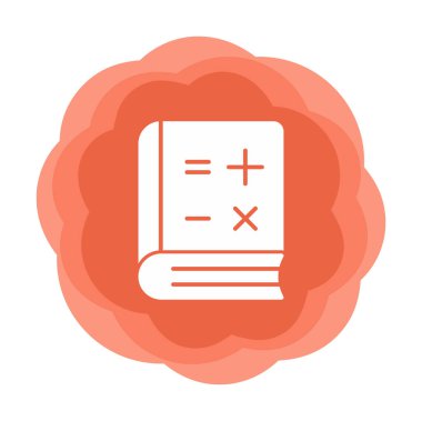 Matematik Kitabı vektör çizimi, simge ögesi arkaplanı          