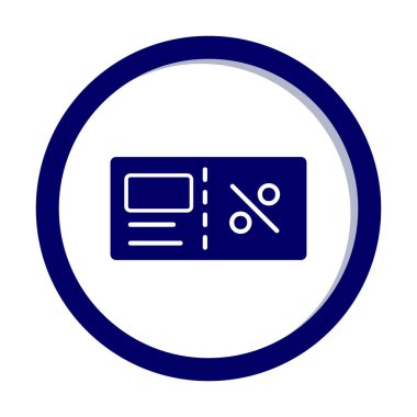 Faturacı Kara Cuma ikon vektör illüstrasyonu  