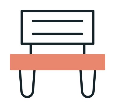 bank simgesi, vektör illüstrasyonu basit tasarım