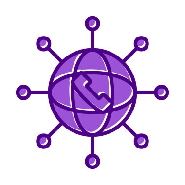 düz ağ simgesi vektörü. izole vektör sembolü 