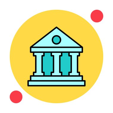 Simge vektör tasarlamak yapı Müzesi