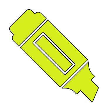 İşaretleyici. Web simgesi basit illüstrasyon                       