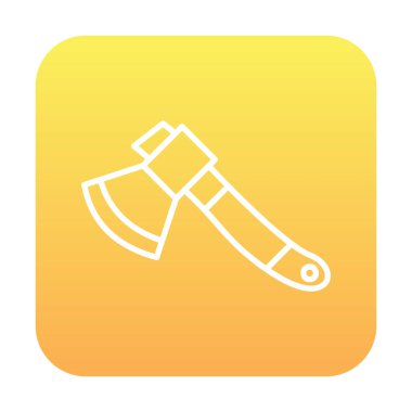 Balta. Web simgesi basit illüstrasyon