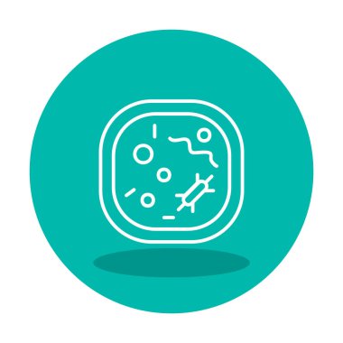 Hücre simgesi, vektör illüstrasyonu