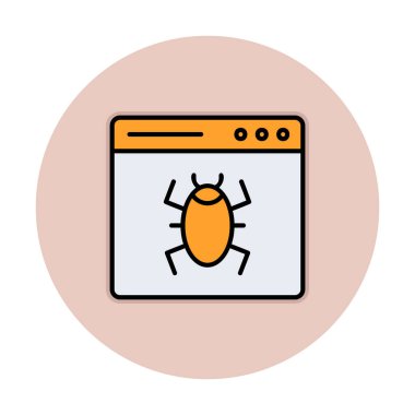 Yasak web sitesi vektör simgesi 