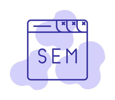 tarayıcı web simgesi, vektör illüstrasyonu 