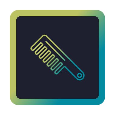 Tarak. Web simgesi basit illüstrasyon 