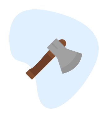 Balta. Web simgesi basit illüstrasyon