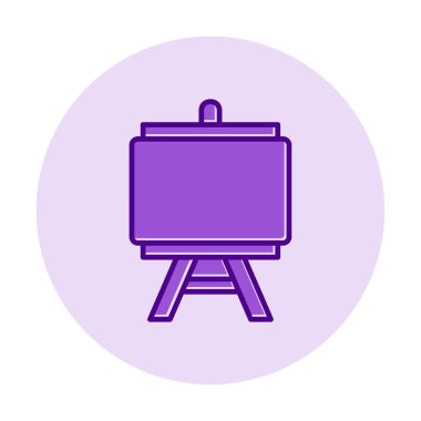 Resim yapmak. Web simgesi basit illüstrasyon