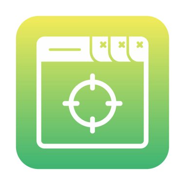 hedef simge, vektör illüstrasyonu basit tasarım