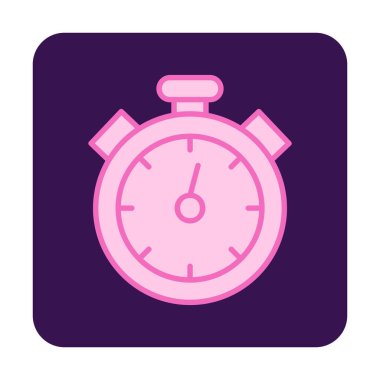 düz stil kronometre vektör çizimi