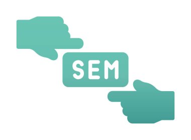 düz Sem simge vektör illüstrasyon tasarımı