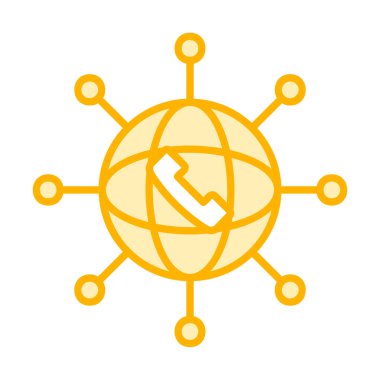 düz ağ simgesi vektörü. izole vektör sembolü 