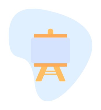 Resim yapmak. Web simgesi basit illüstrasyon