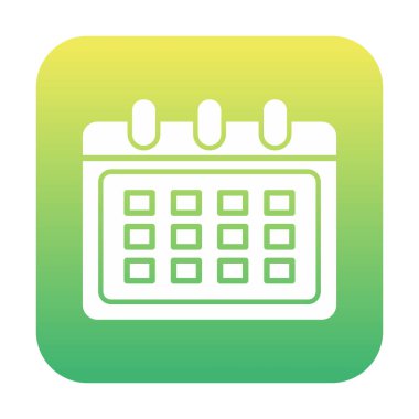 Takvim web simge vektör çizim