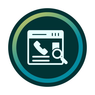 Kişinin vektör çizimi Modern simgeyi ara                            