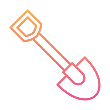 Web simge vektör çizim kürek 