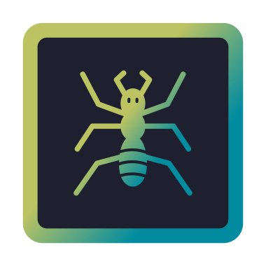 Karınca. Web simgesi basit illüstrasyon