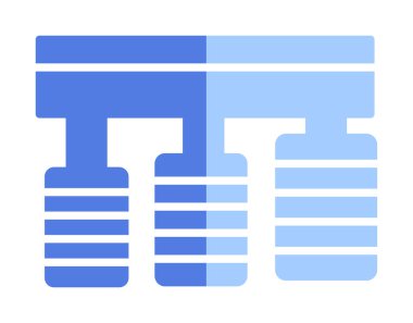 Araba pedalları web tasarım ikonu. Beyaz arkaplanda vektör illüstrasyonu